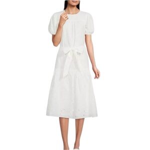 Alex Marie White Eyelet Prairie Dress 10 Cottagecore Shabby Chic